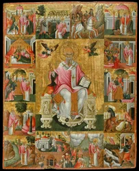 St Spyridon and Scenes from His Life